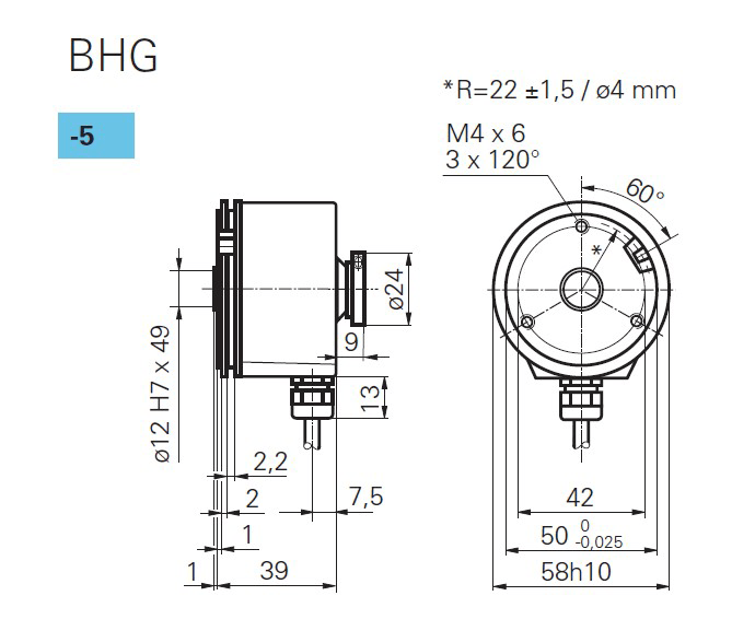 GHH58 编码器替换