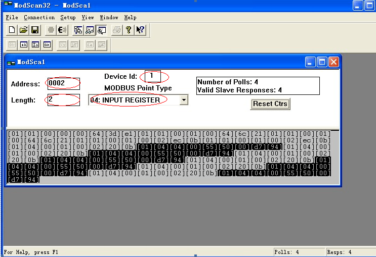 Modbus RTU 协议绝对编码器参数设置