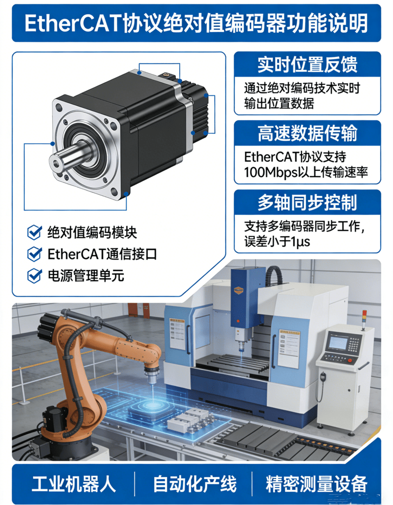 EtherCAT协议绝对值编码器通信